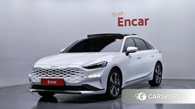 Kia K8 Hybrid 2022 Белый из Кореи