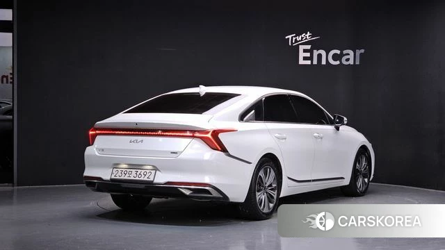 Kia K8 Hybrid 2022 Белый из Кореи
