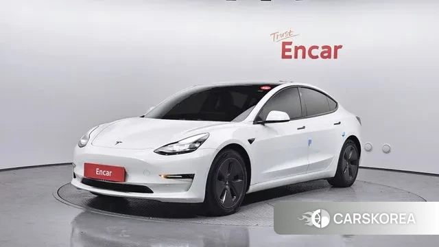 Tesla Model 3 2022 Белый из Кореи