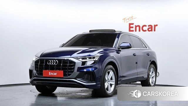 Audi Q8 (4M) 2020 Синий из Кореи