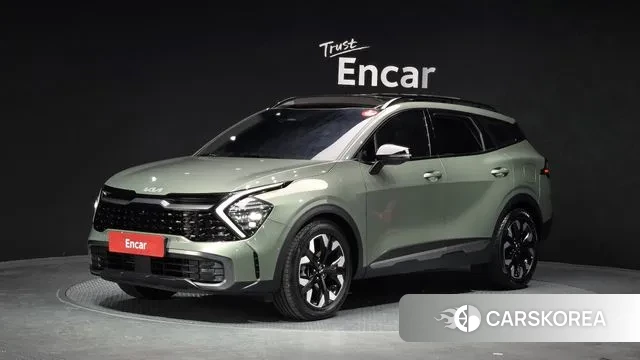 Kia Sportage 5th Generation 2021 Зеленый из Кореи
