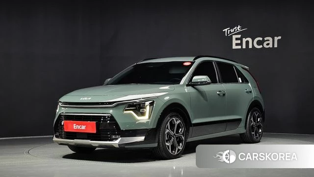 Kia Di Ol Nu Niro 2022 Синий нефрит из Кореи