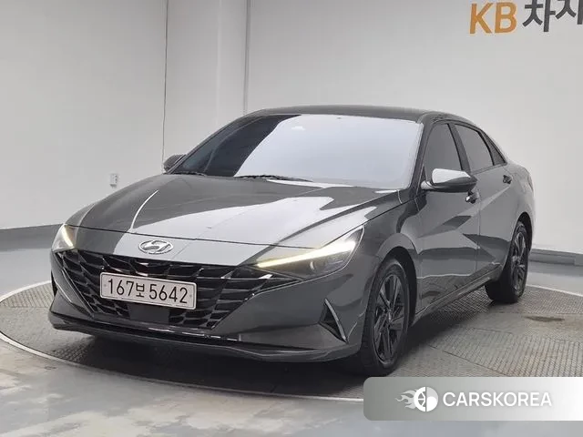 Hyundai Avante Hybrid (CN7) 2021 Серый из Кореи