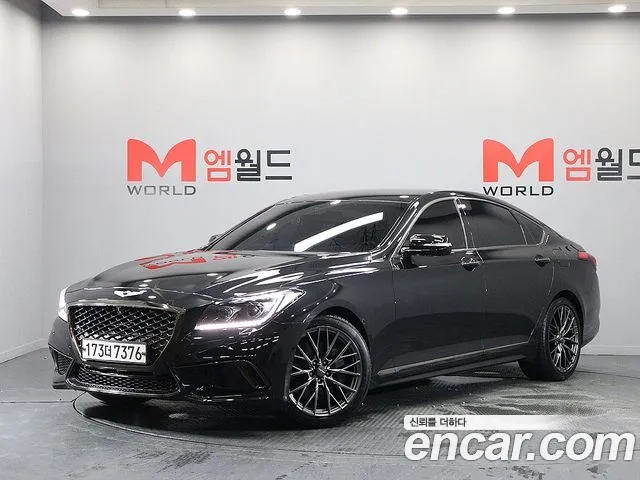 Genesis G80 2018 Черный из Кореи