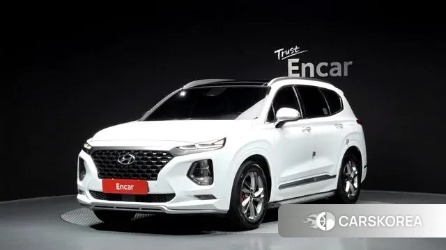 Hyundai Santa Fe TM 2018 Белый из Кореи