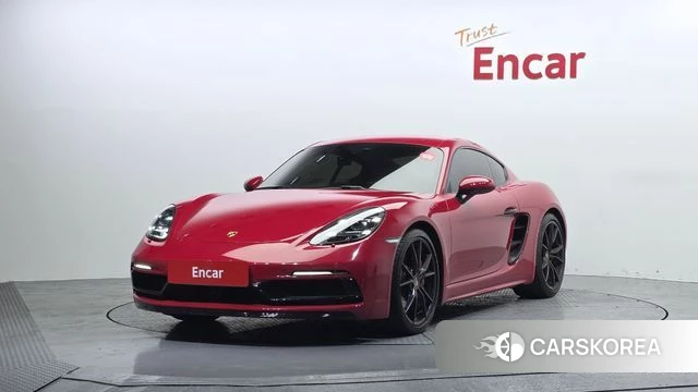 Porsche 718 Cayman 2019 Красный из Кореи