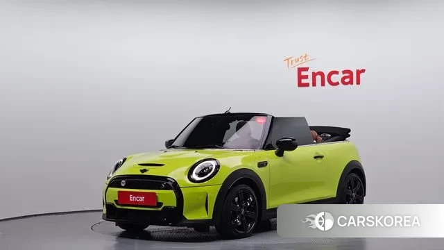 Mini Cooper S Convertible 2022 Светло-зеленый из Кореи