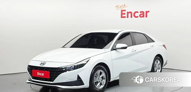 Hyundai Avante (CN7) 2022 Белый из Кореи