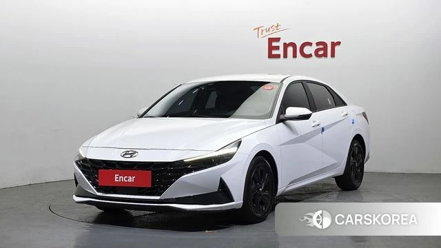 Hyundai Avante (CN7) 2022 Белый из Кореи