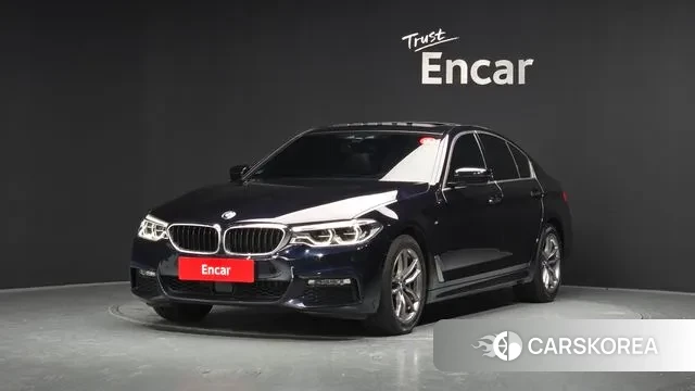 BMW 5 Series (G30) 2018 Черный из Кореи