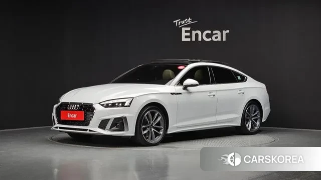 Audi A5 (F5) 2022 Белый из Кореи