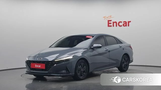 Hyundai Avante Hybrid (CN7) 2021 Светло-серебряный цвет из Кореи