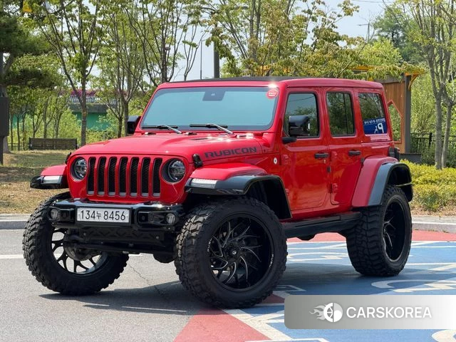 Jeep Wrangler (JL) 2021 Красный из Кореи