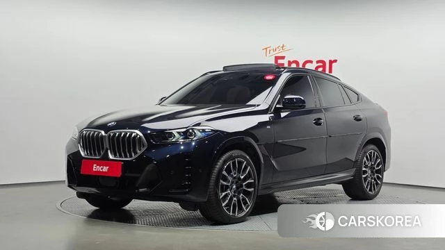 BMW X6 (G06) 2024 Черный из Кореи
