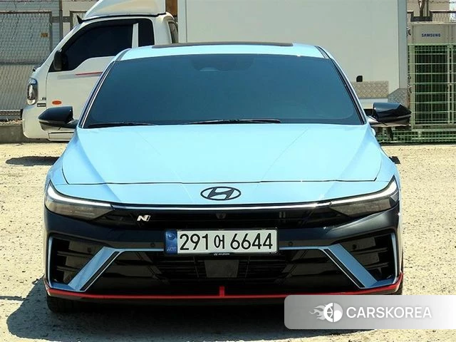 Hyundai The New Avante (CN7) 2026 Небесно-голубой из Кореи