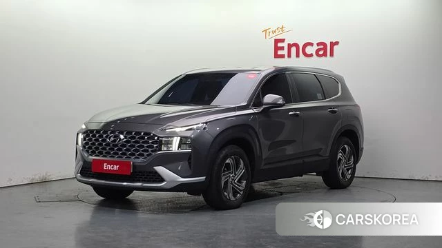 Hyundai The New Santa Fe 2021 Серый из Кореи
