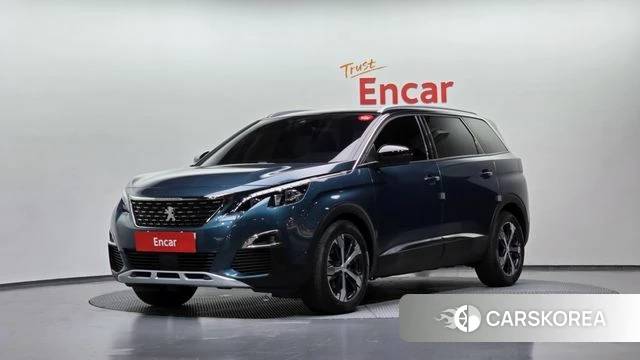 Peugeot 5008 second generation 2020 Синий из Кореи