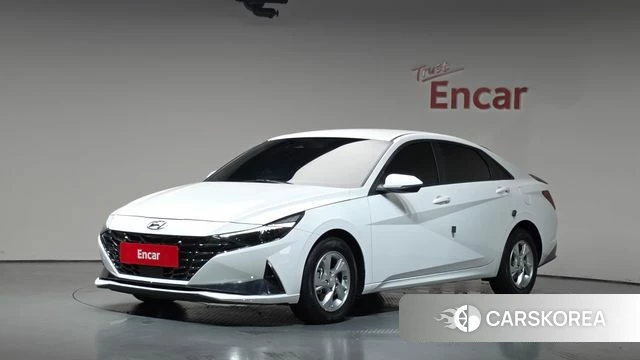 Hyundai Avante (CN7) 2022 Белый из Кореи