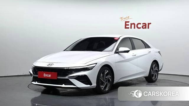 Hyundai The New Avante (CN7) 2023 Белый из Кореи