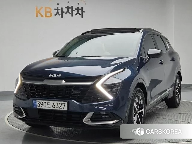 Kia Sportage 5th Generation Hybrid 2022 Синий из Кореи