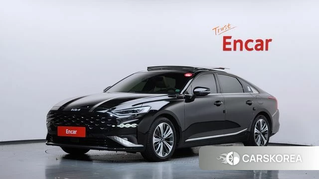 Kia K8 Hybrid 2021 Черный из Кореи