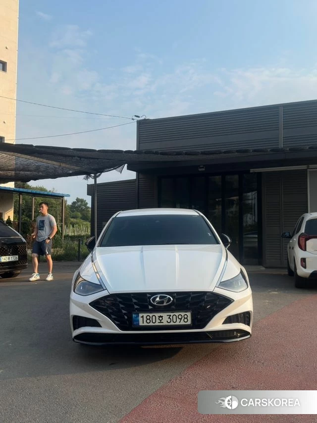 Hyundai Sonata (DN8) 2022 Белый из Кореи