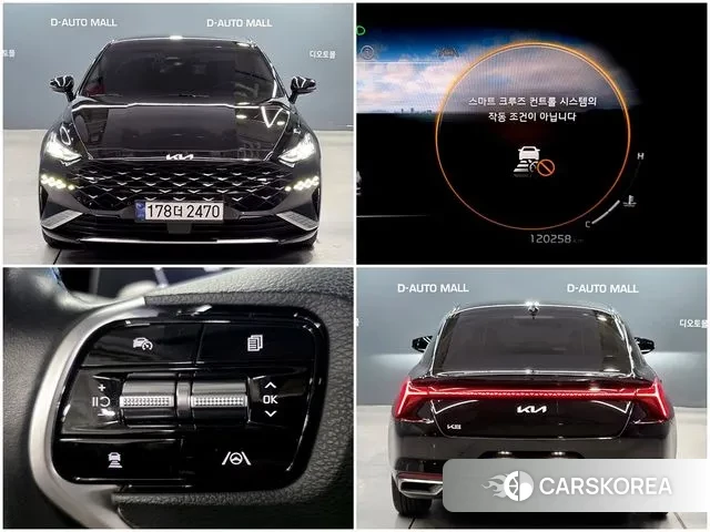 Kia K8 2021 Черный из Кореи