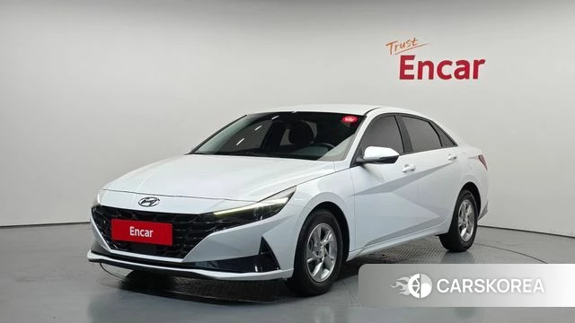 Hyundai Avante (CN7) 2022 Белый из Кореи