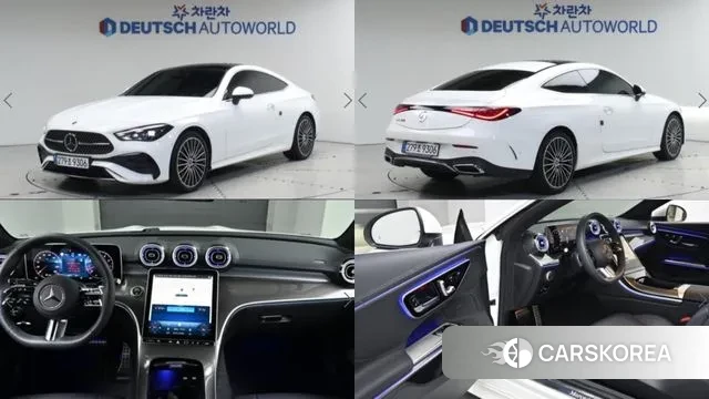 Mercedes-Benz CLE-Class C236 2025 Белый из Кореи