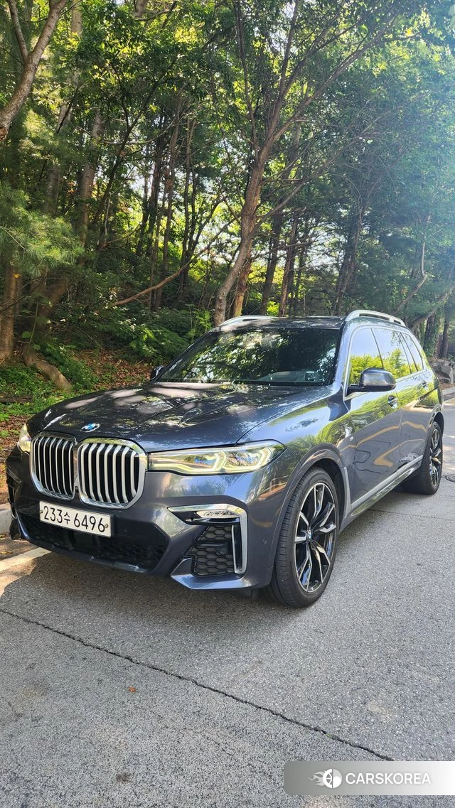 BMW X7 (G07) 2020 Серый из Кореи