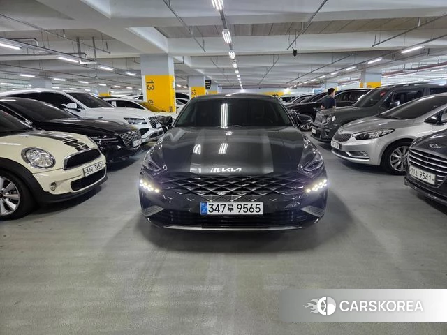 Kia K8 Hybrid 2023 Серый из Кореи