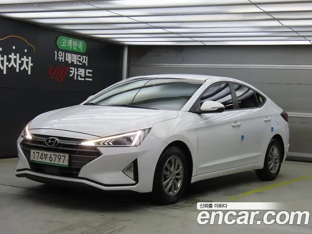 Hyundai The New Avante AD 2019 Белый из Кореи