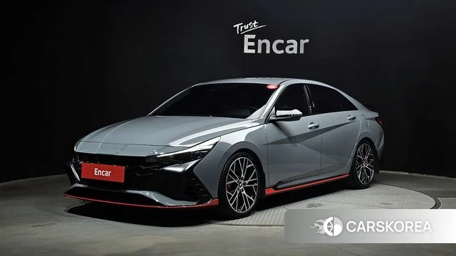 Hyundai Avante (CN7) 2021 Серебристо-серый из Кореи