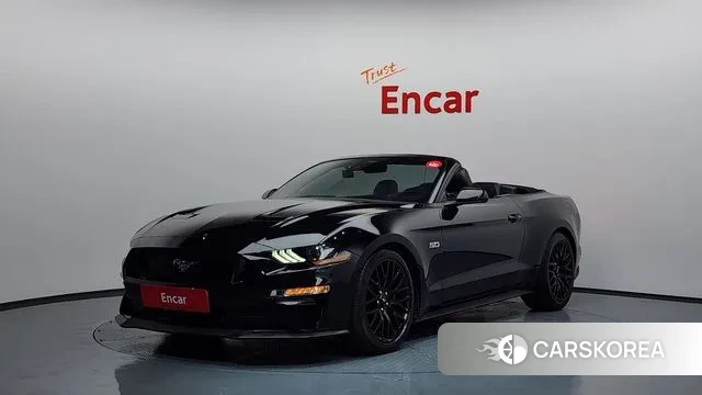 Ford Mustang 2021 Черный из Кореи