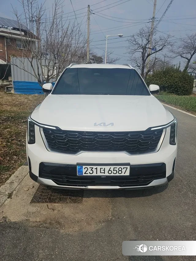 Kia The New Sorento 4th Generation 2025 Белый из Кореи
