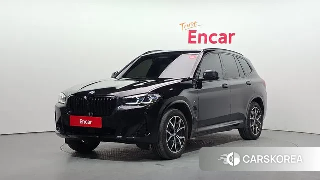 BMW X3 (G01) 2022 Черный из Кореи