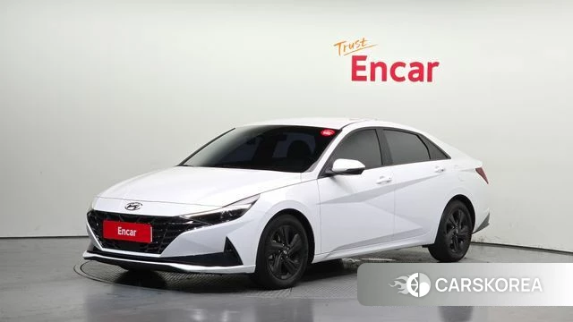 Hyundai Avante (CN7) 2023 Белый из Кореи