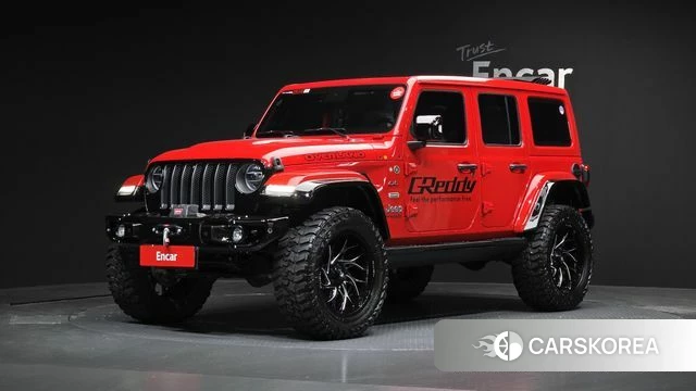 Jeep Wrangler (JL) 2021 Красный из Кореи