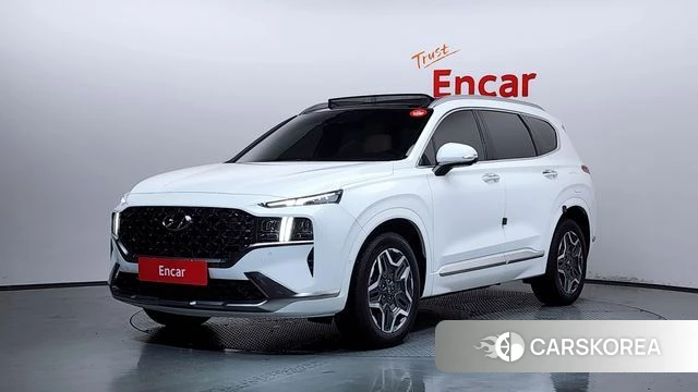 Hyundai The New Santa Fe 2022 Белый из Кореи