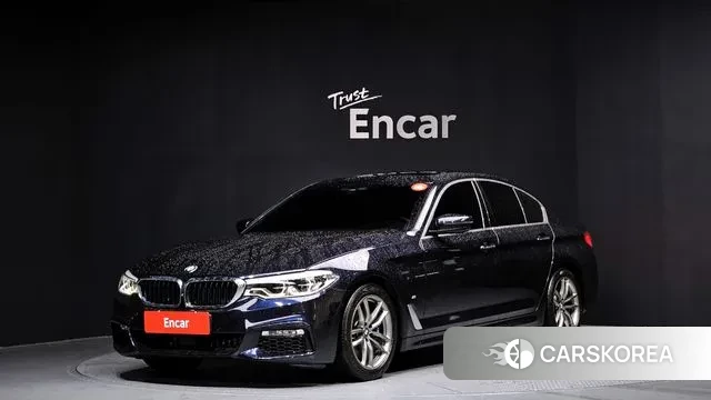 BMW 5 Series (G30) 2018 Черный из Кореи
