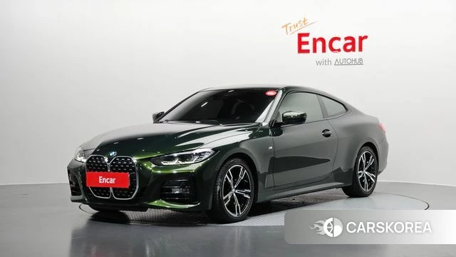 BMW 4 Series (G22) 2021 Зеленый из Кореи