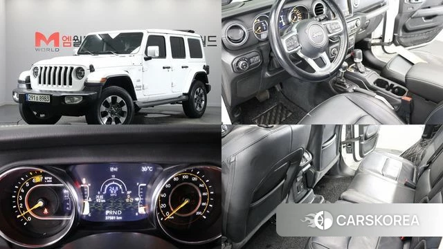 Jeep Wrangler (JL) 2022 Белый из Кореи
