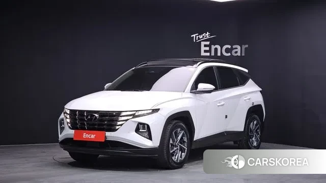 Hyundai Tucson Hybrid (NX4) 2021 Белый из Кореи