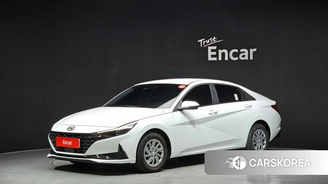 Hyundai Avante (CN7) 2022 Белый из Кореи