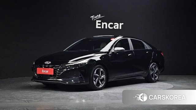 Hyundai Avante (CN7) 2023 Черный из Кореи