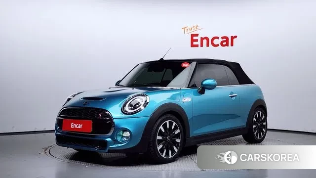 Mini Cooper S Convertible 2019 Небесно-голубой из Кореи