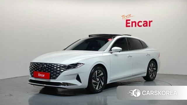 Hyundai The New Grandeur IG Hybrid 2021 Белый из Кореи