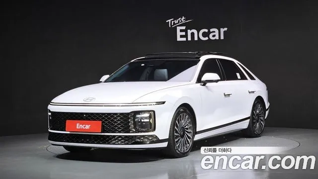 Hyundai Grandeur Hybrid (GN7) 2023 Белый из Кореи