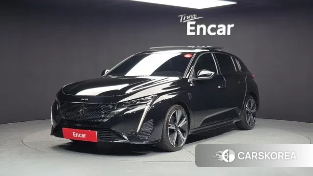 Peugeot 308 Third generation 2022 Черный из Кореи