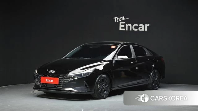 Hyundai Avante (CN7) 2022 Черный из Кореи